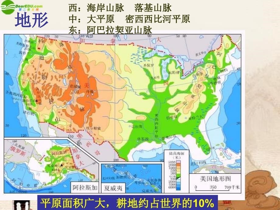 七年级地理下册 第九章第一节《美国》课件 人教新课标版_第5页