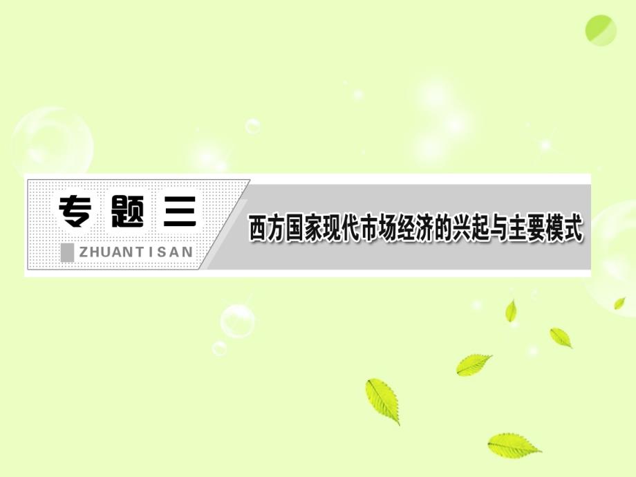 2013高中政治 专题三 第四框 西方国家现代市场经济主要模式课件 新人教版选修2_第2页