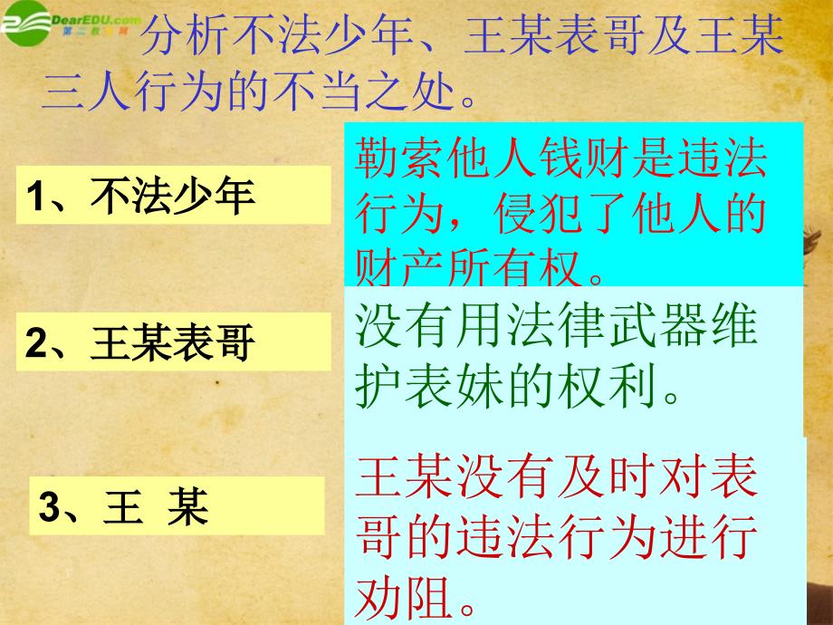 九年级政治 做守法公民 树立法治观念课件 苏教版_第4页