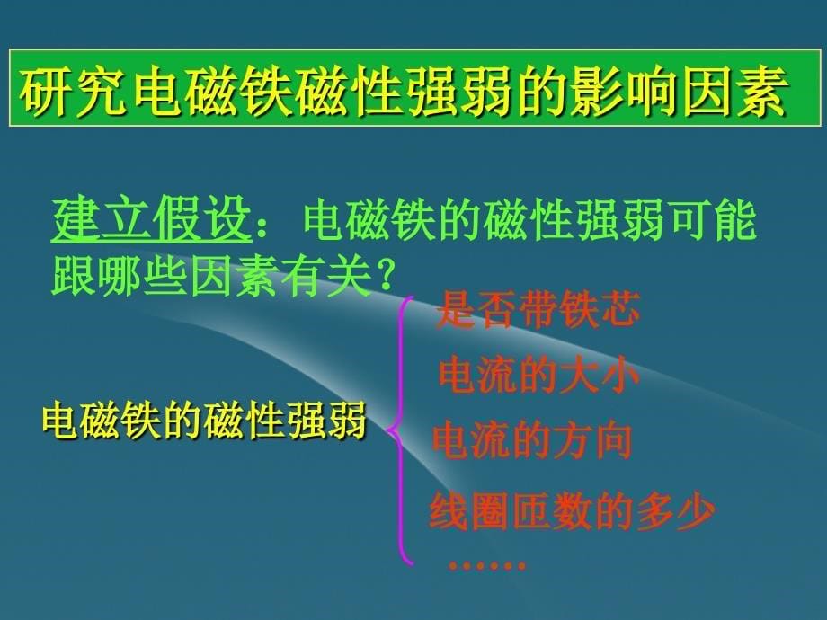 九年级物理 第八章 第一节 电磁铁及其应用课件 教科版_第5页