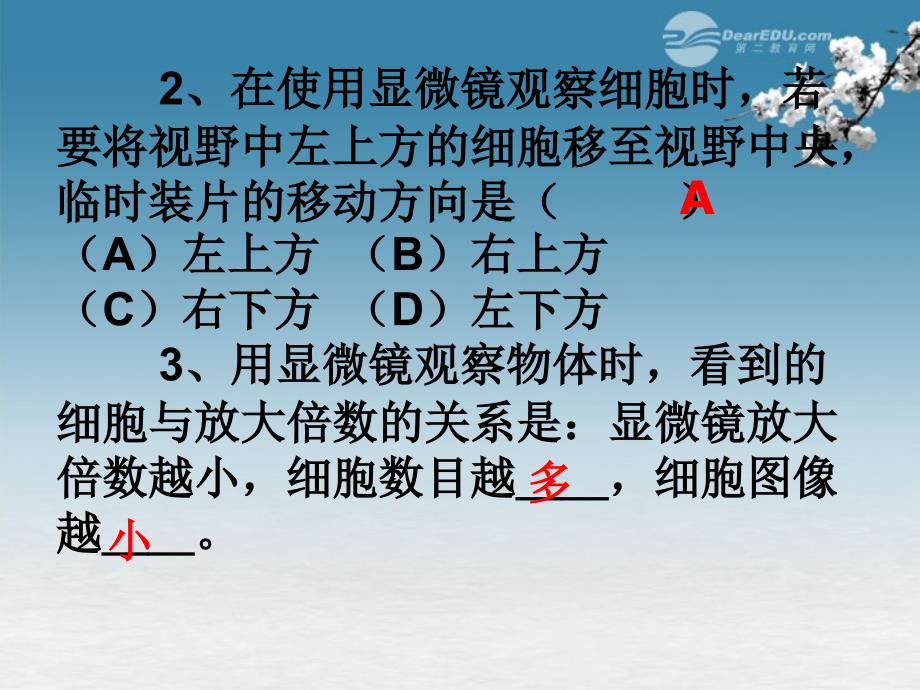 七年级科学上册《显微镜下的各种生物》课件2 浙教版_第3页