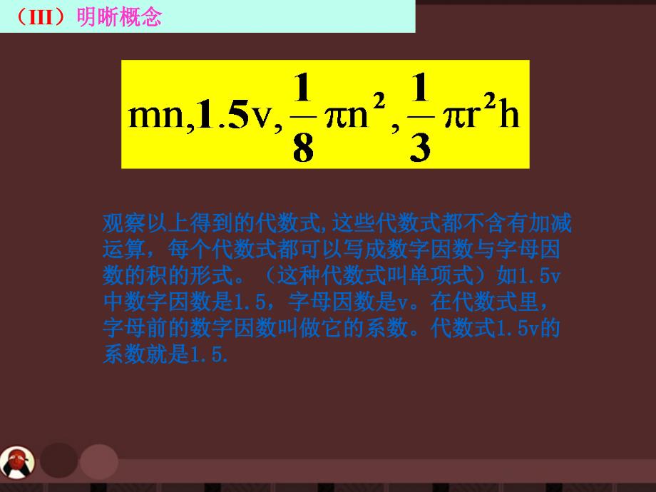 七年级数学上册 第三章合并同类项（一）课件 人教新课标版_第4页