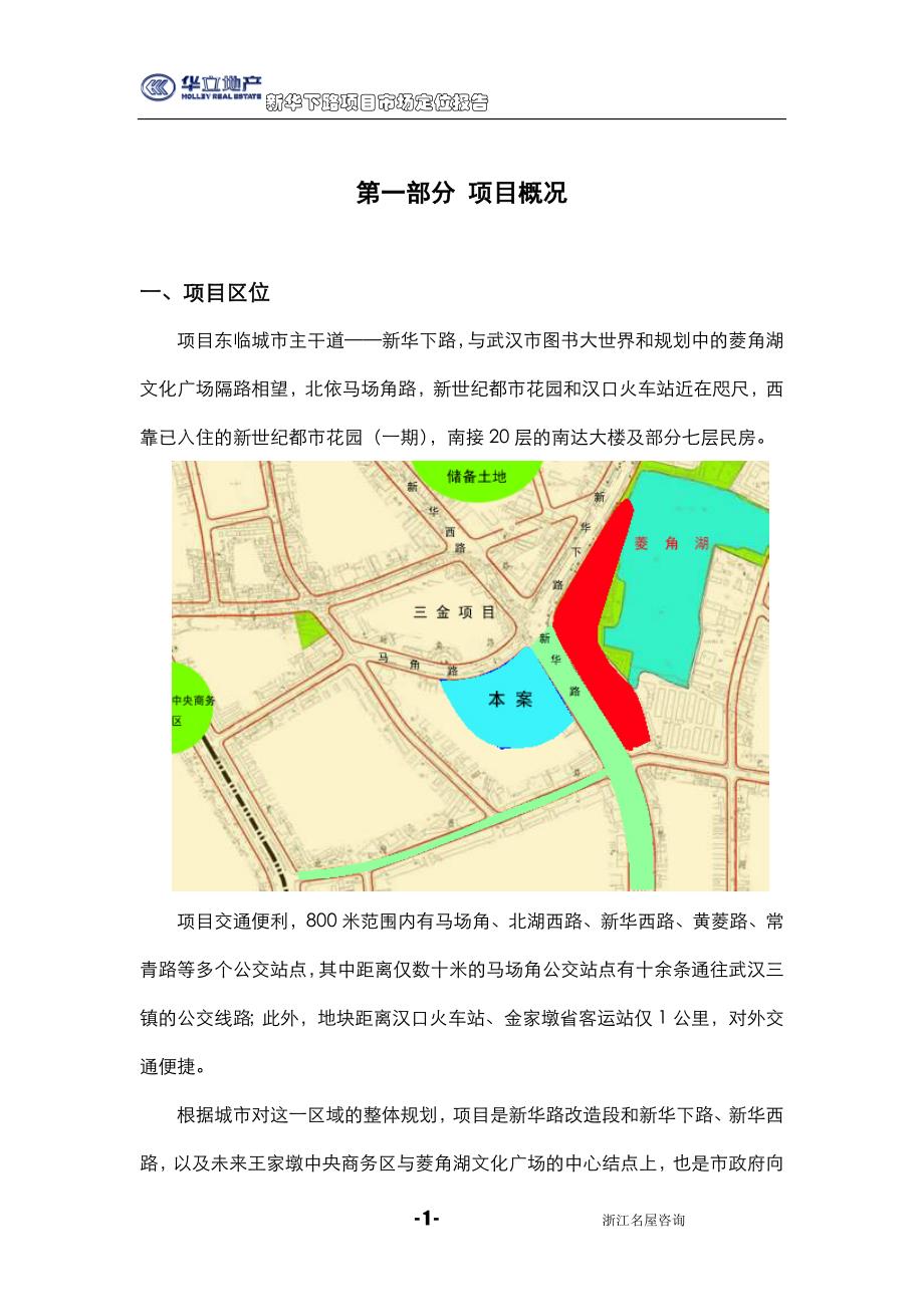 武汉市场定位报告改_第1页