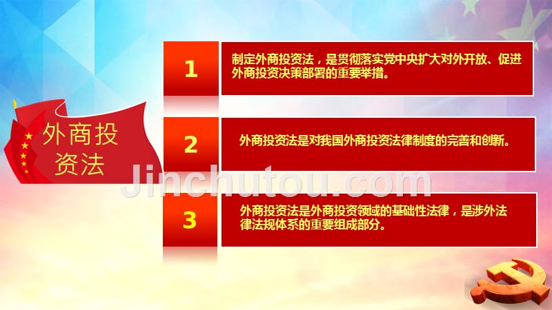 全国二次会议通过中华人民共和国外商投资法ppt_第3页