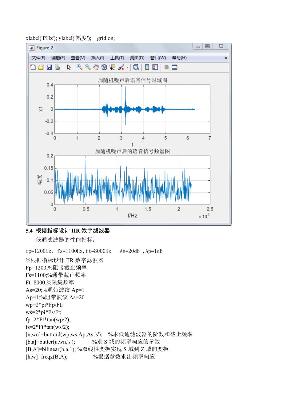 语音信号谱分析及去噪处理_第4页