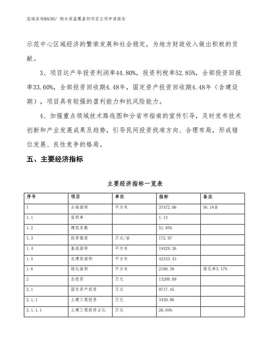 （招商引资）钢水保温覆盖剂项目立项申请报告_第5页