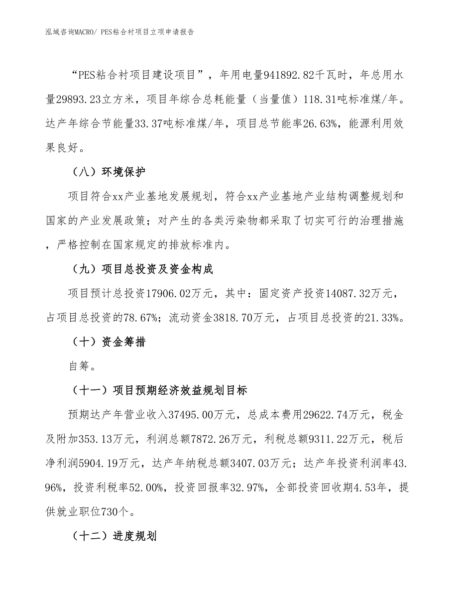 （招商引资）PES粘合衬项目立项申请报告_第3页