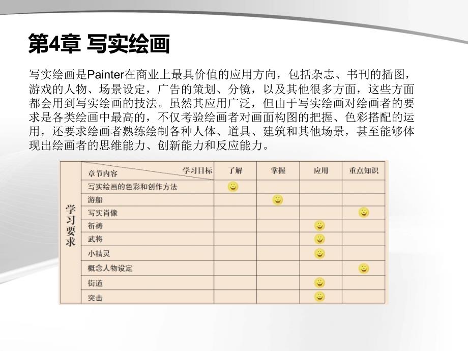 Painter 12中文版案例教程第4章写实绘画_第1页
