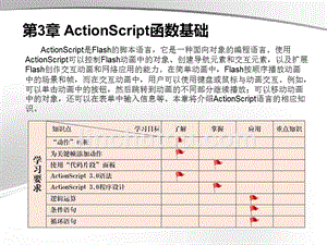 Flash CC 2015中文版案例教程第3章ActionScript函数基础