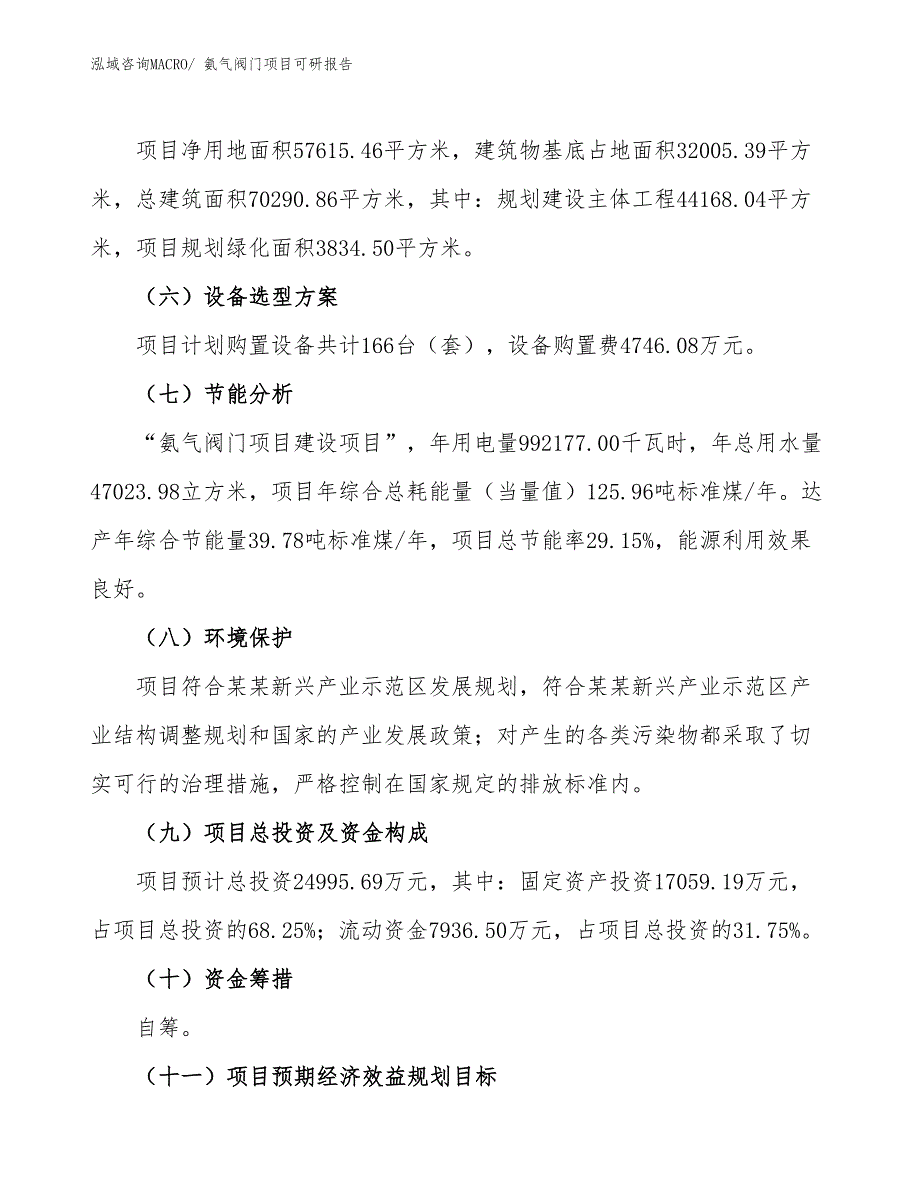 氨气阀门项目可研报告_第3页