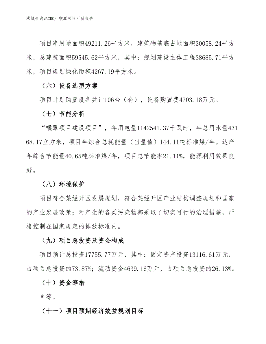 喉罩项目可研报告_第3页