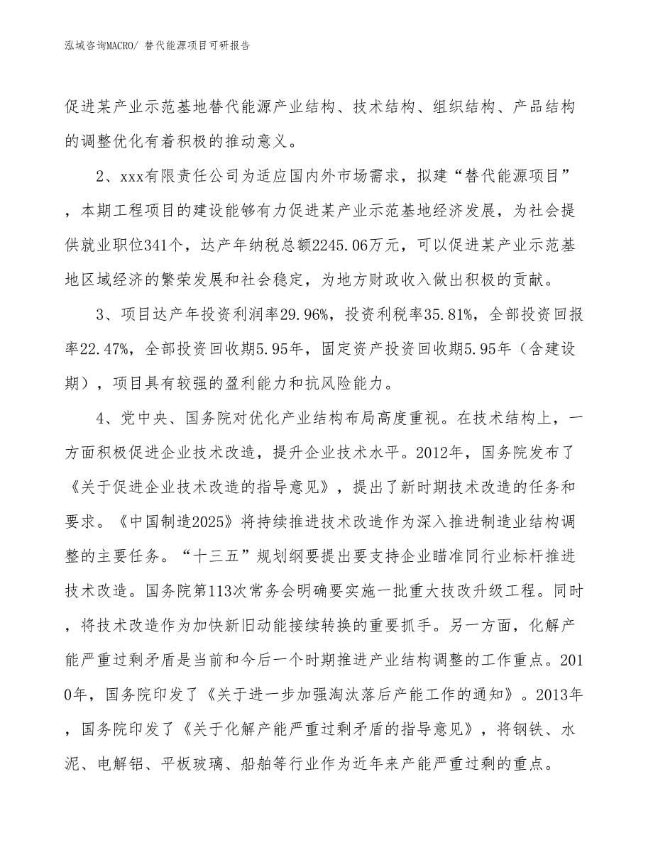 替代能源项目可研报告_第5页