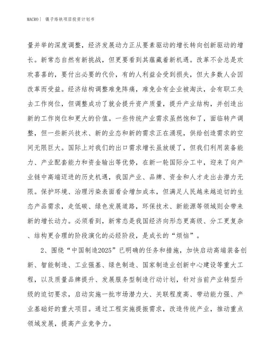 （招商引资报告）镊子烙铁项目投资计划书_第5页