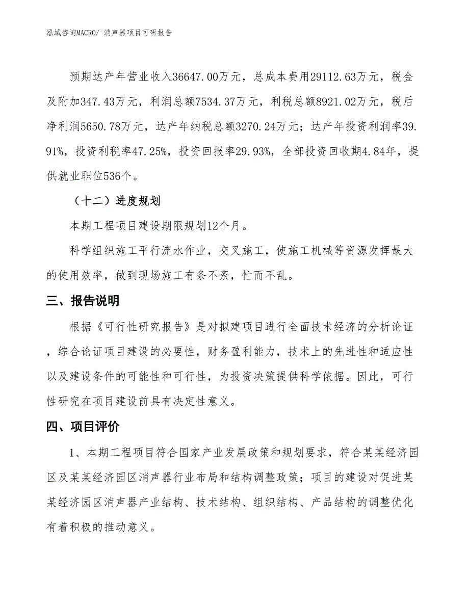 消声器项目可研报告_第4页