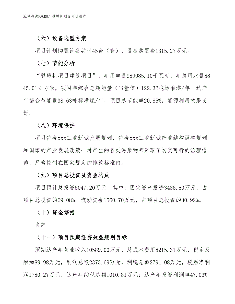 熨烫机项目可研报告_第3页