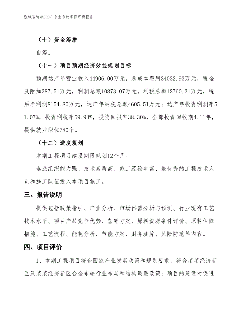 合金布轮项目可研报告_第4页