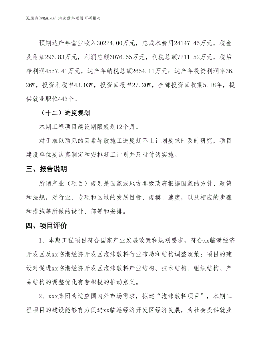泡沫敷料项目可研报告_第4页