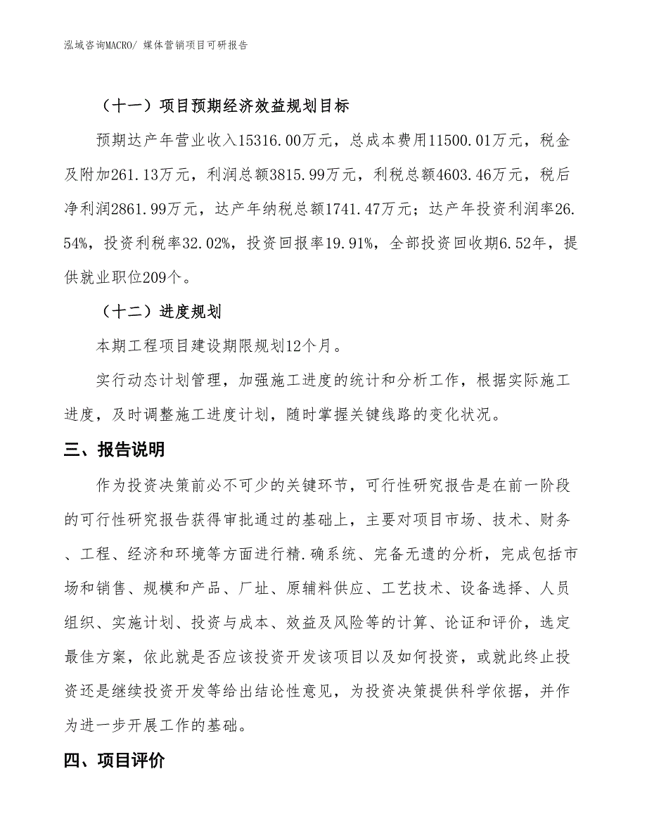 媒体营销项目可研报告_第4页