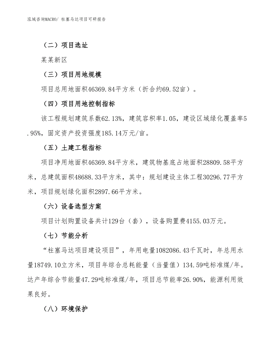 柱塞马达项目可研报告_第3页