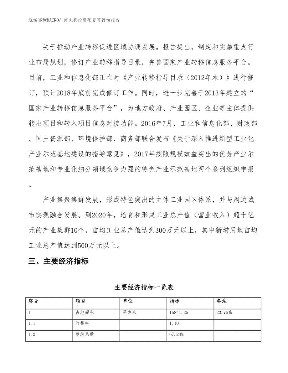 （项目申请）肉丸机投资项目可行性报告_第5页