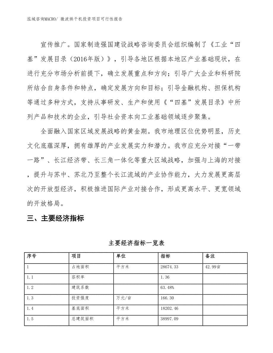 （项目申请）微波烘干机投资项目可行性报告_第5页