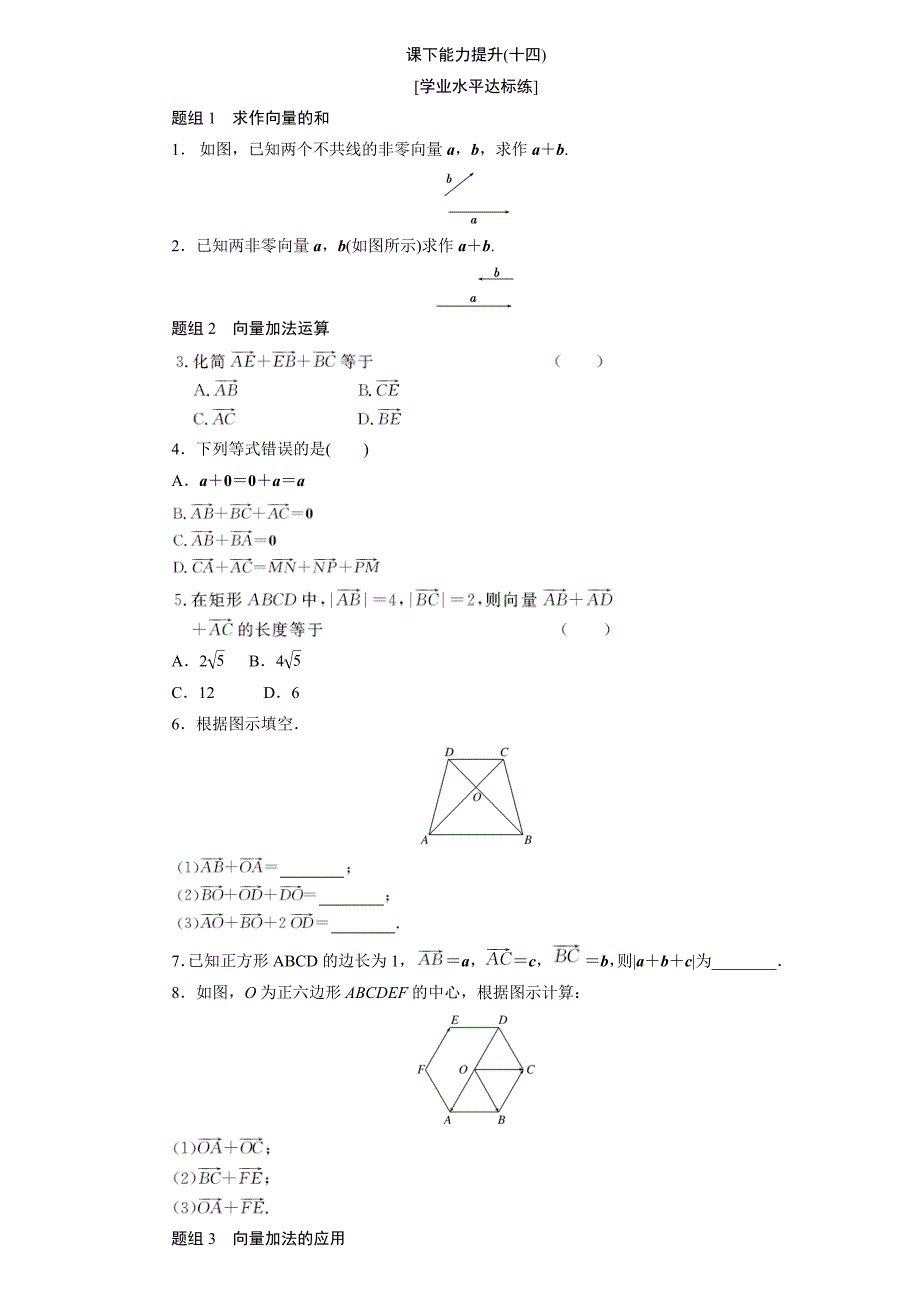 2017-2018学年高中数学人教A版必修四课下能力提升：（十四） Word版含解析_第1页