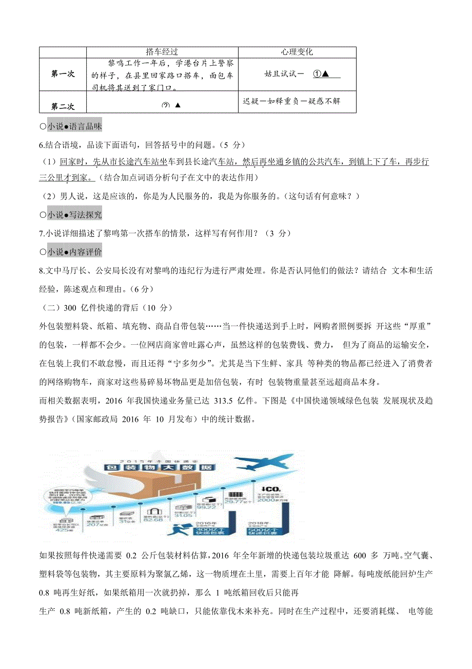 浙江省舟山市2017年中考语文试题含答案_第4页