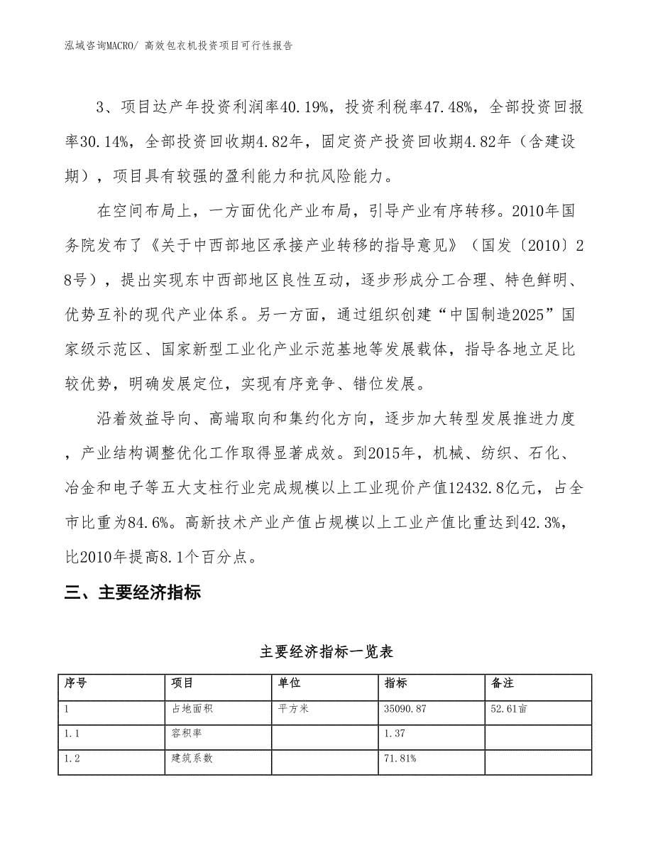 （项目申请）高效包衣机投资项目可行性报告_第5页