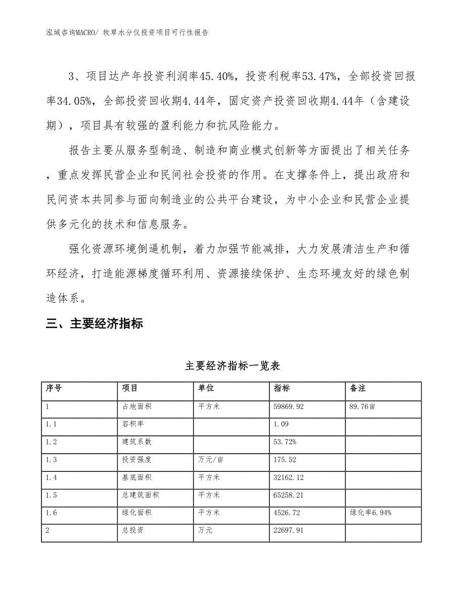 （项目申请）牧草水分仪投资项目可行性报告_第5页