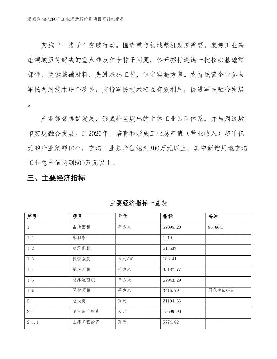 （项目申请）工业润滑脂投资项目可行性报告_第5页