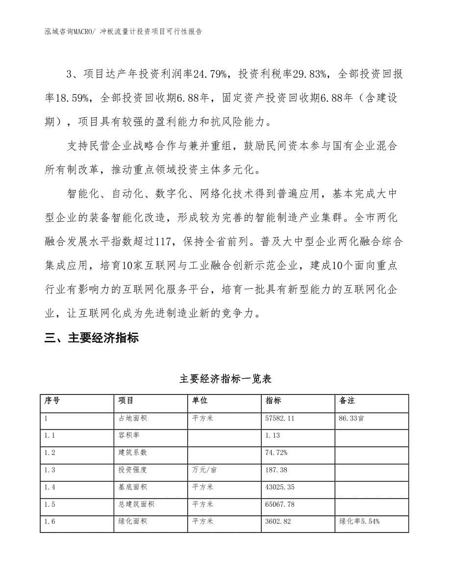 （项目申请）冲板流量计投资项目可行性报告_第5页