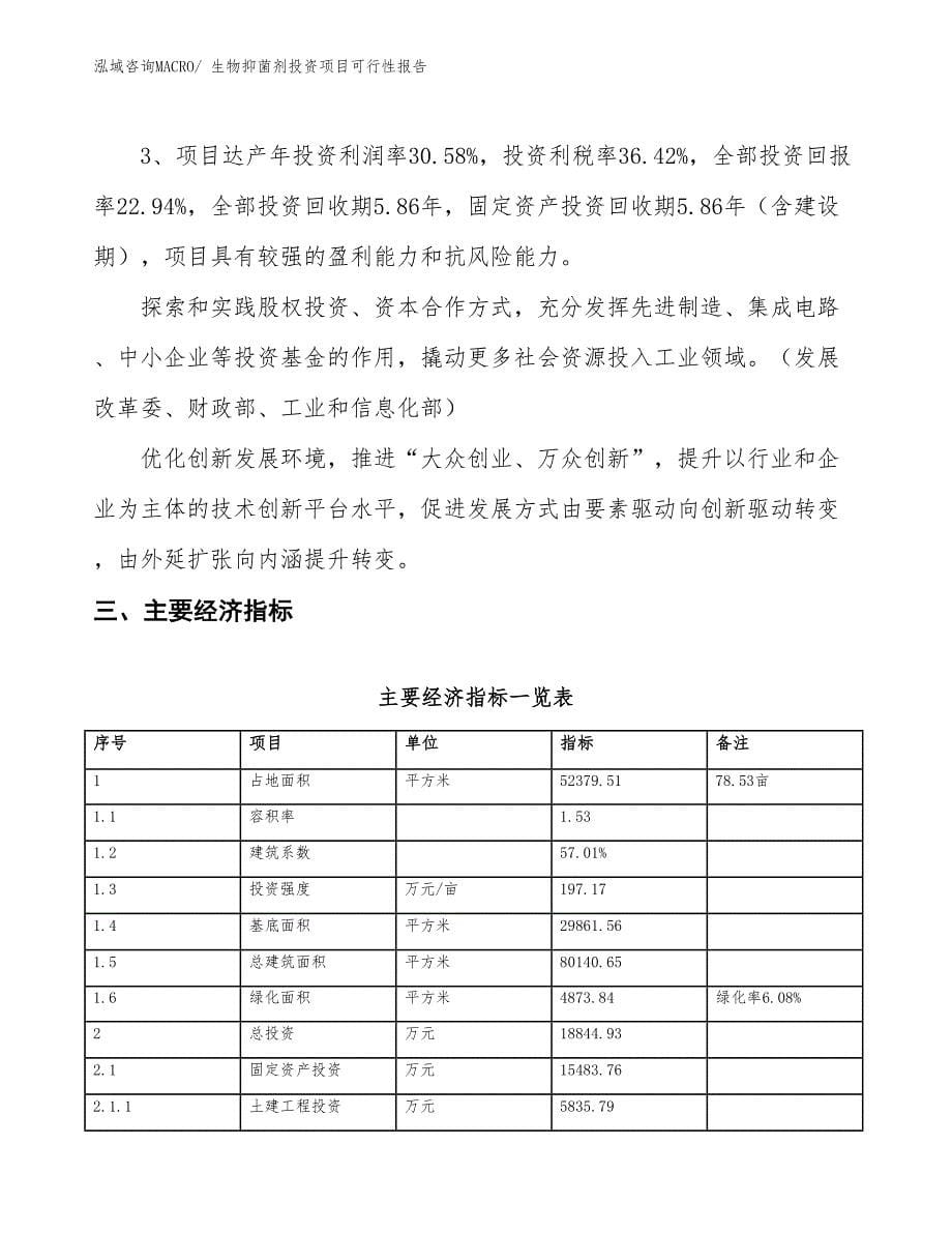 （项目申请）生物抑菌剂投资项目可行性报告_第5页