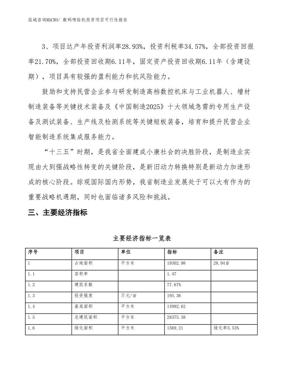 （项目申请）数码喷绘机投资项目可行性报告_第5页