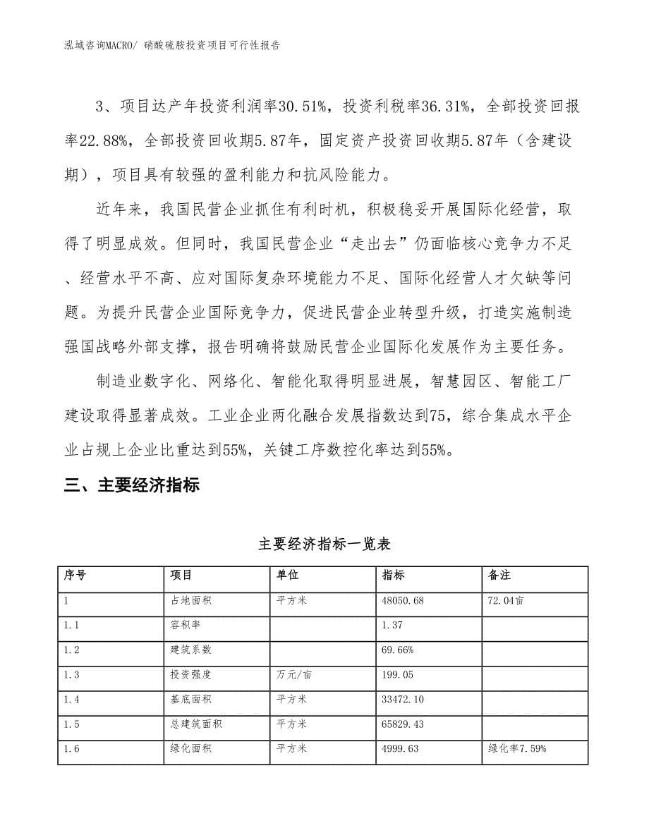 （项目申请）硝酸硫胺投资项目可行性报告_第5页