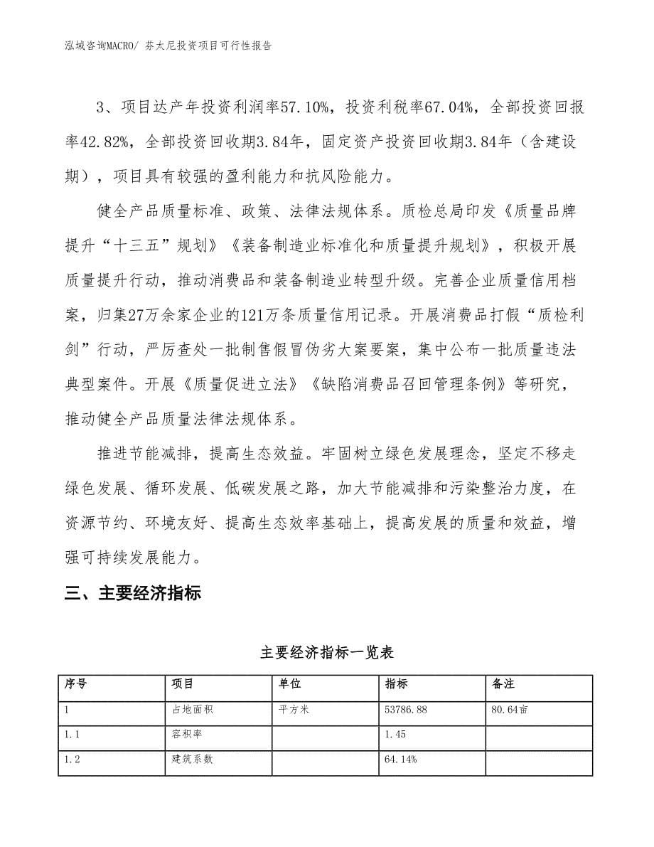 （项目申请）芬太尼投资项目可行性报告_第5页