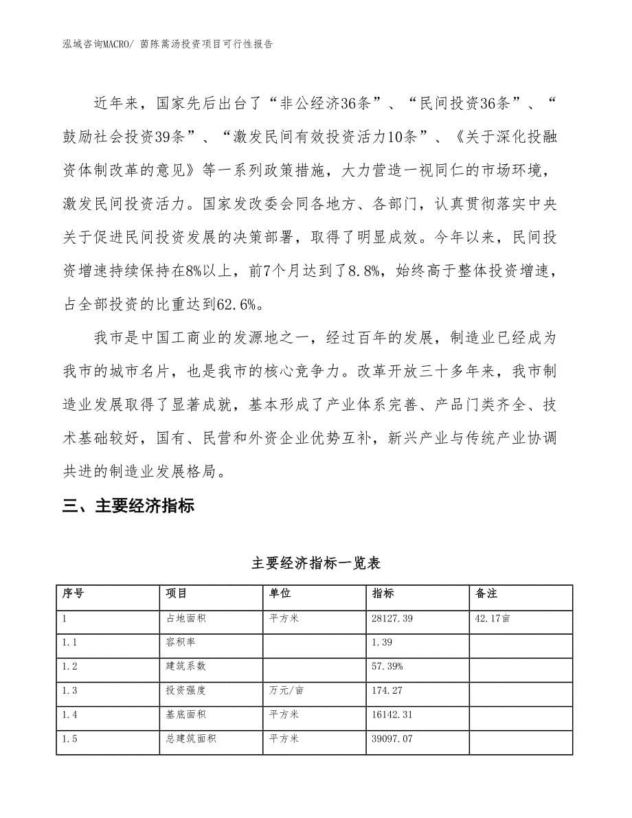 （项目申请）茵陈蒿汤投资项目可行性报告_第5页