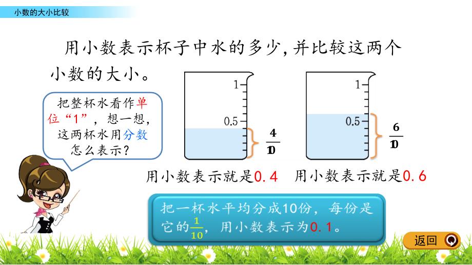 三年级下册数学课件-7.2 小数的大小比较 北京版（2014秋）(共13张_第3页