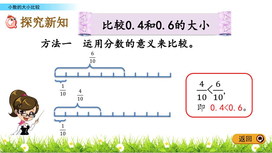 三年级下册数学课件-7.2 小数的大小比较 北京版（2014秋）(共13张_第4页