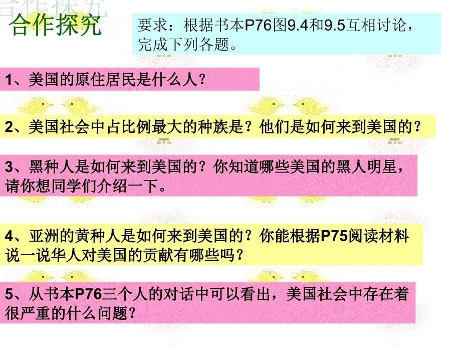 9.1美国 课件1（人教新课标七年级地理下册）_第5页