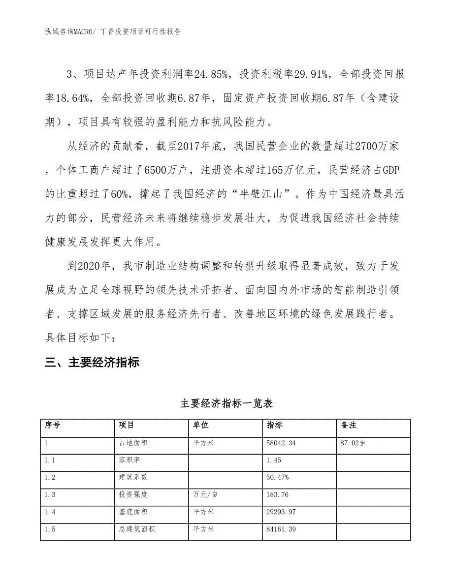 （项目申请）丁香投资项目可行性报告_第5页