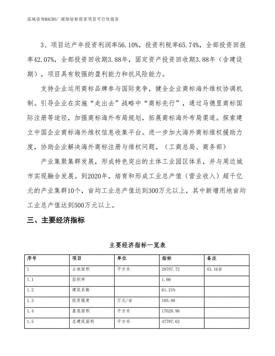 （项目申请）超细钴粉投资项目可行性报告_第5页