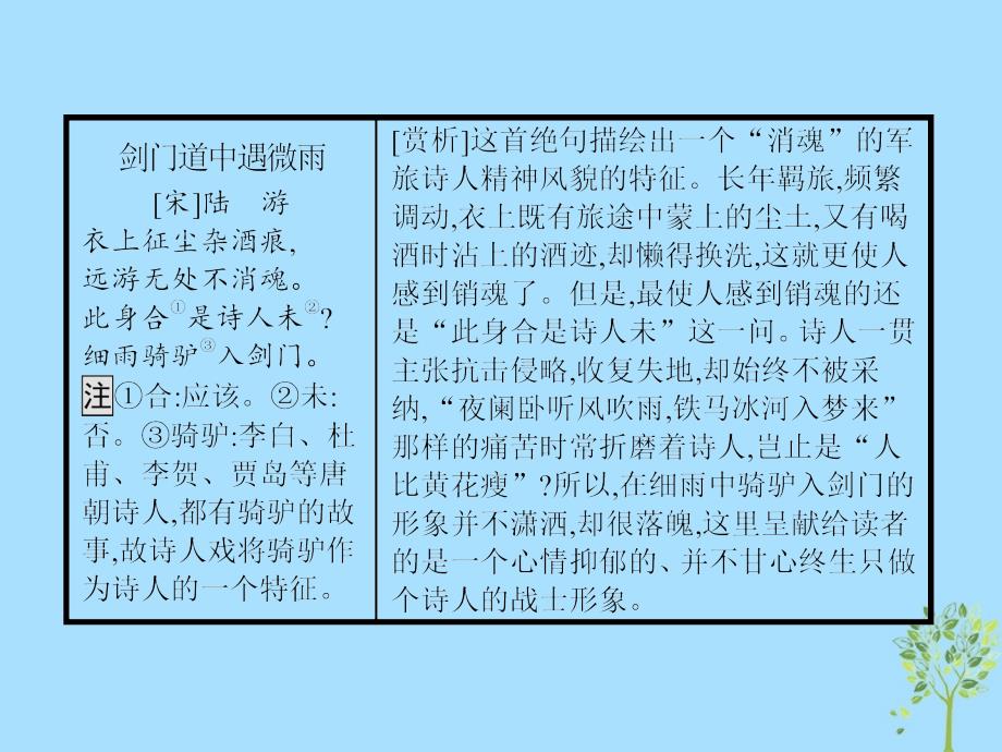 2018-2019高中语文 第二单元 珠星璧月彩云中 7 诗五首课件 语文版必修3_第2页