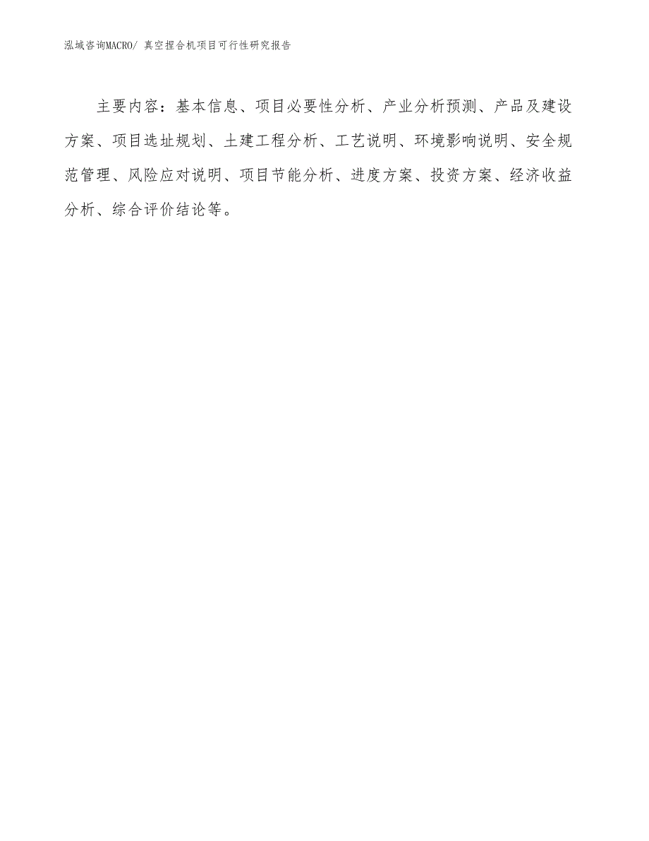 （批地）真空捏合机项目可行性研究报告_第3页