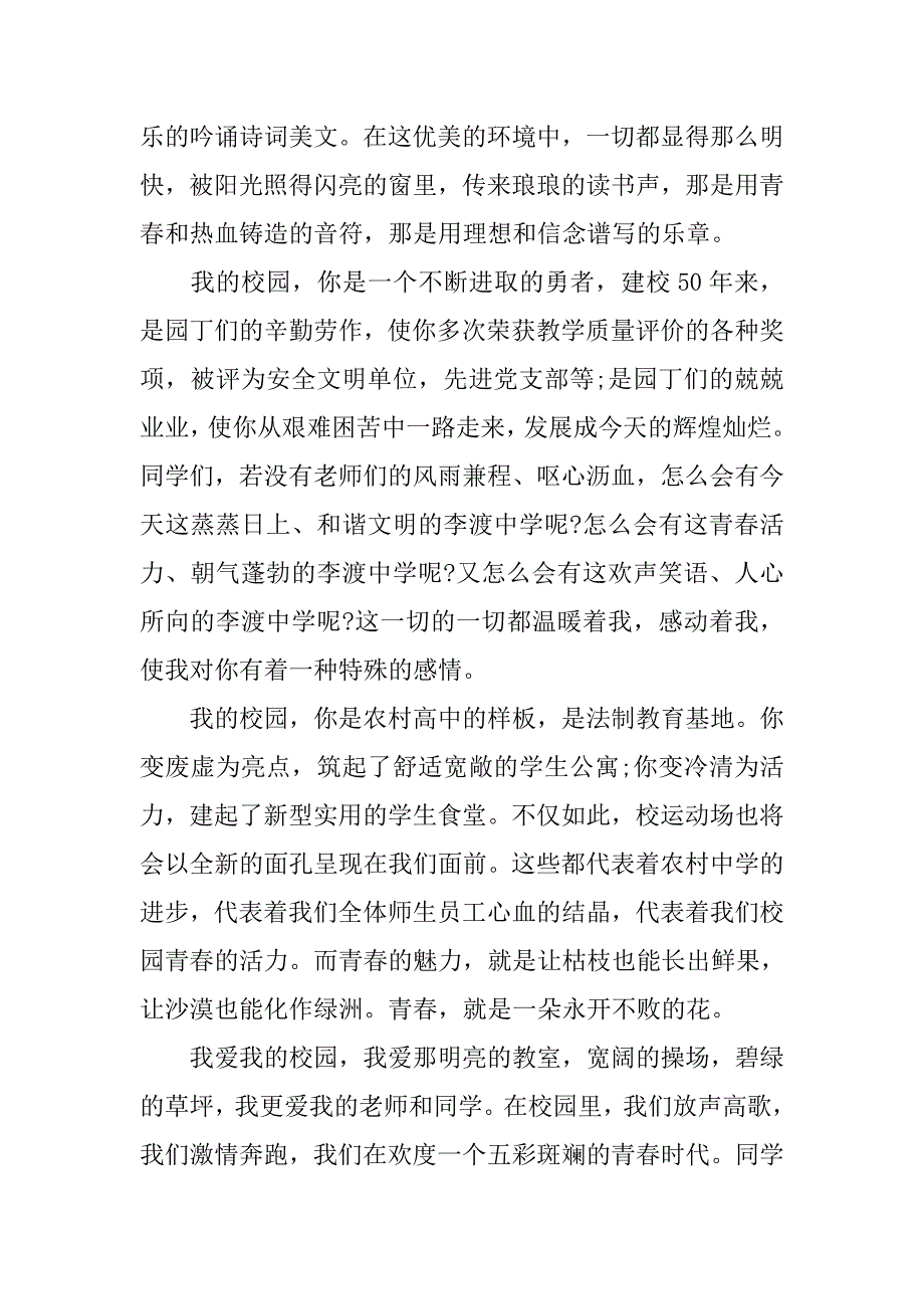 青春励志即兴演讲稿【三篇】.doc_第4页