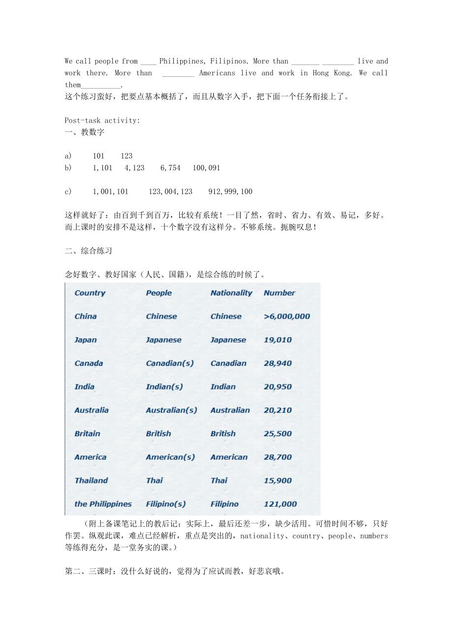 module 4 unit 3 friends from other countries 同步素材 （牛津上海版七年级上册） (1)_第2页