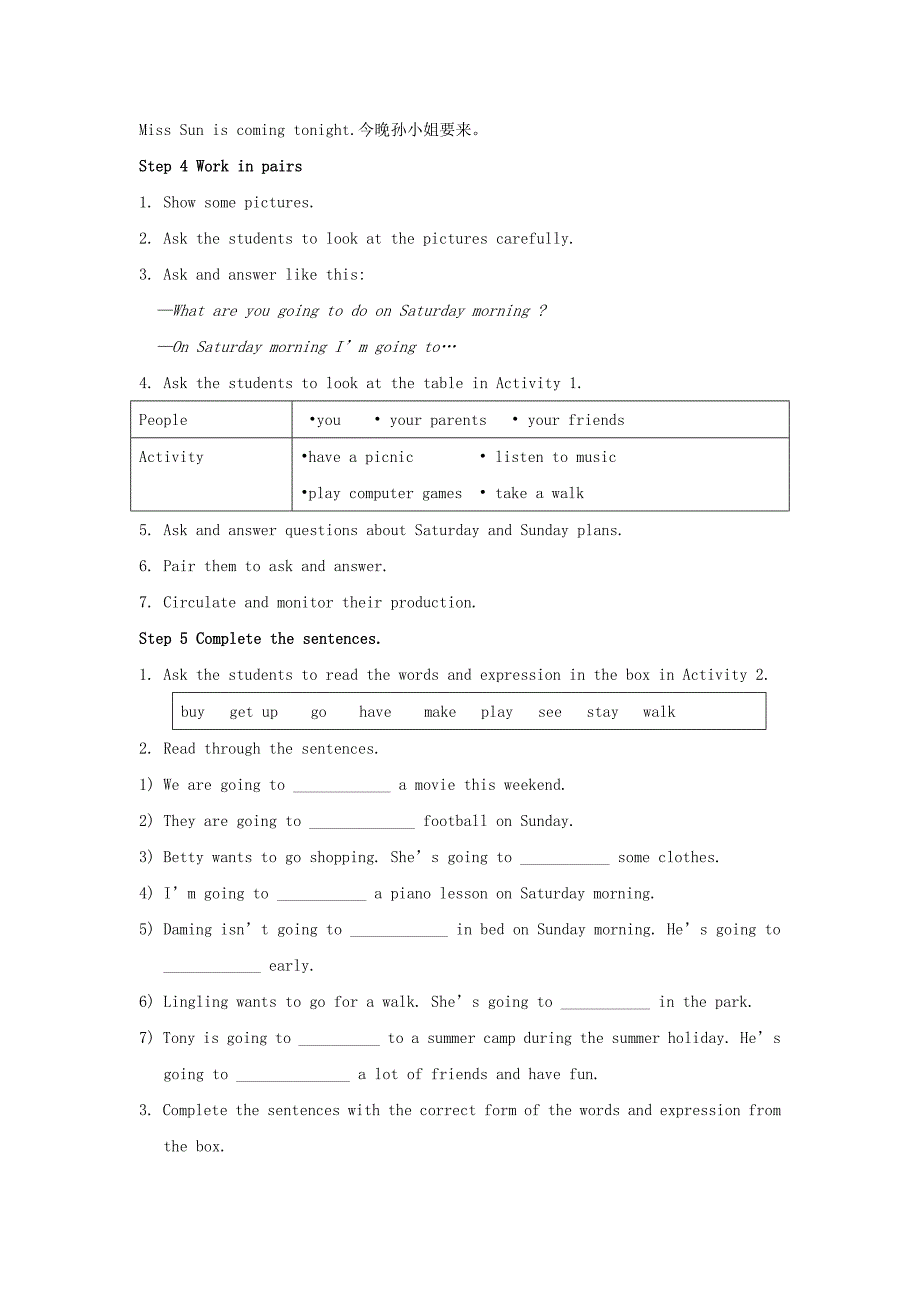 module 3 unit 3 language in use教案2（外研版七年级下册）_第4页