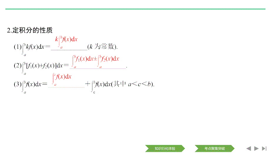 2020版数学（理）人教a版新设计大一轮课件：第三章 第3节 定积分与微积分基本定理 _第4页