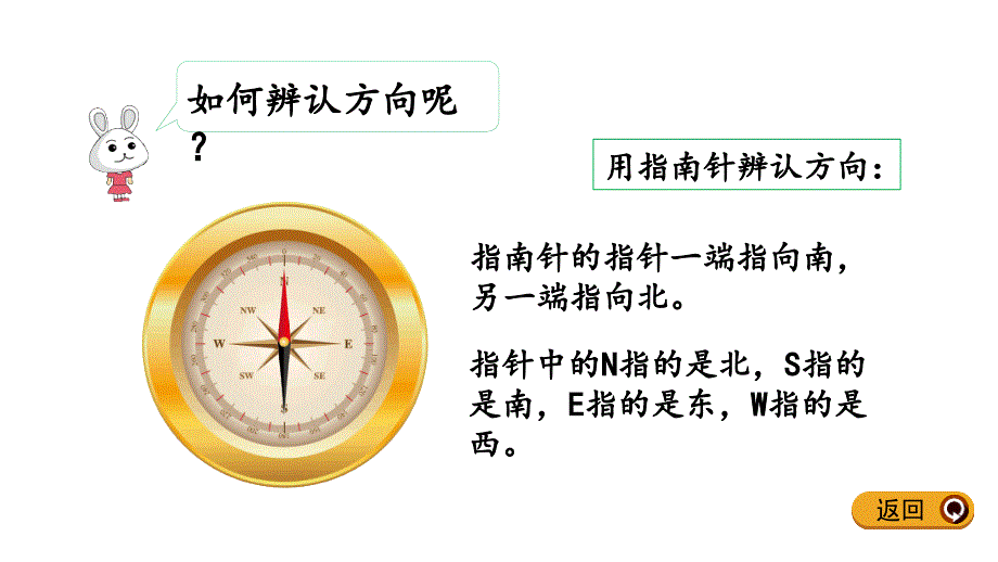 二年级下册数学课件-3.2 认识方向 北京版（2014秋）(共21张_第4页