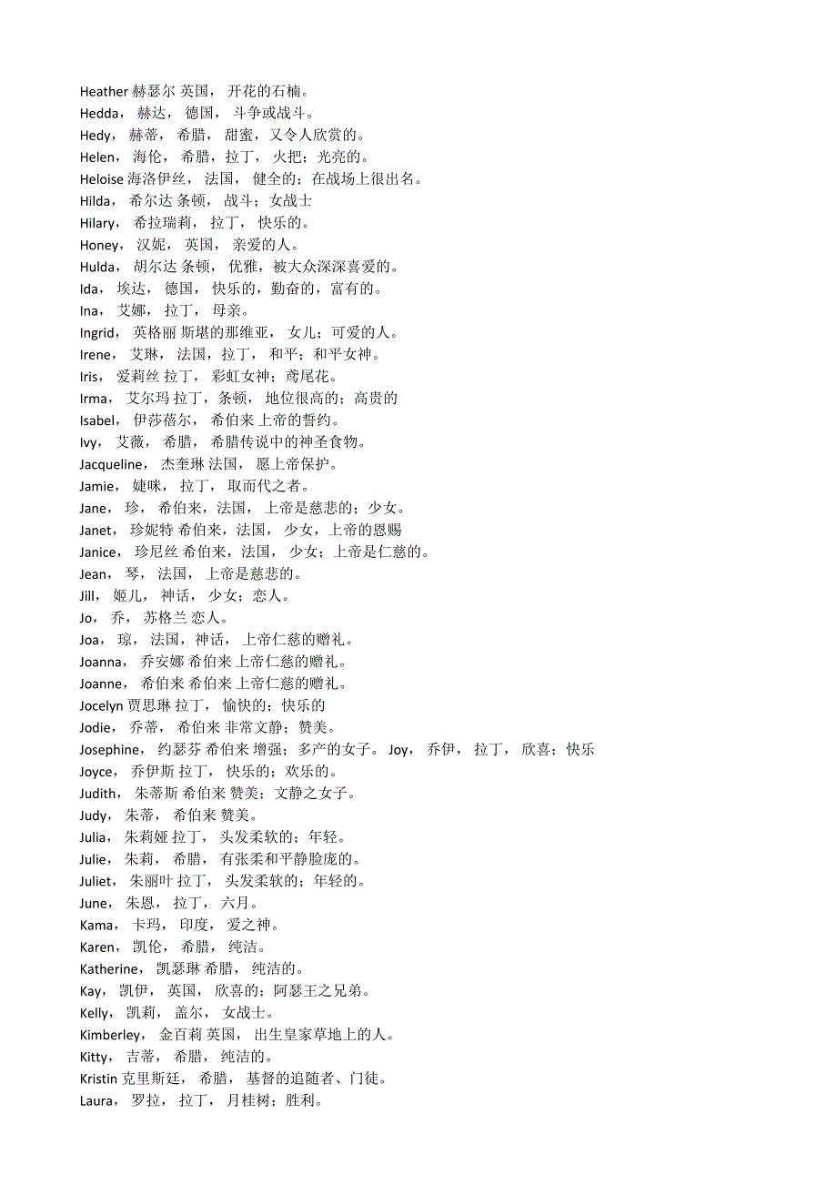 module 1 unit 1（常见英国人名）同步素材（文本资料）（外研版七年级上）_第4页