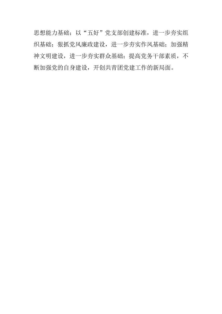 团县委20xx年党建工作总结范本_第5页